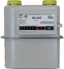 Счетчик газа ВК G4Т (лев) с термокоррекцией