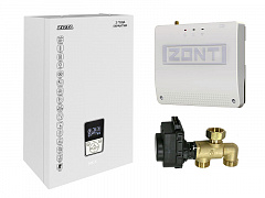 Миникотельная-SET МК-X 15кВт (клапан ZOTA BPV+ZONT SMART 2.0+Адаптер OpenThermDIN)