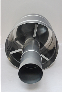 Дефлектор вертикального дымохода D75 мм 